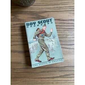 Vintage 1969s Boy Scouts Of America Handbook Norman Rockwell Cover Vintage Book